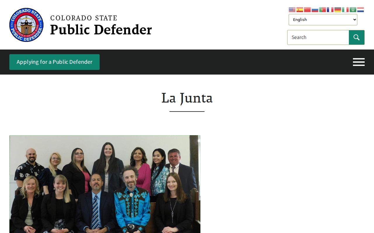 Baca County criminal court records La Junta Public Defender office