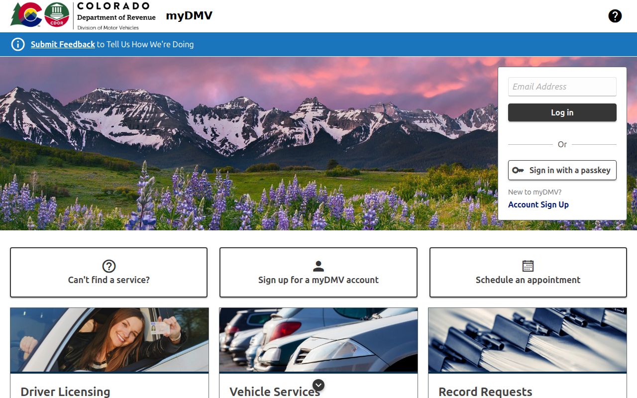 Baca County traffic court records and Colorado myDMV portal